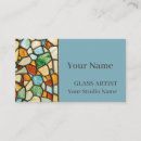 Search for stained glass business cards Modern