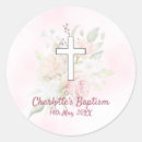 Search for floral baptism stickers Pink