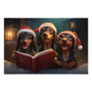 Search for weiner dog christmas decor Santa