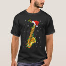 Search for saxophone tshirts Santa