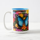 Search for floral butterfly mugs Blue