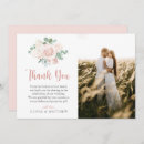 Search for eucalyptus thank you cards Bride and groom
