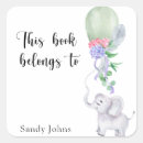Search for little elephant stickers Watercolor