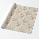 Search for vintage rose wrapping paper Victorian