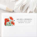 Search for poppies return address labels Poppy