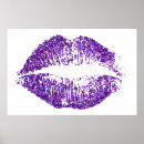 Search for purple lips art Black