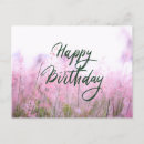 Search for happy birthday wildflowers postcards Pink