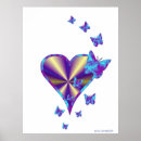 Search for heart rainbow posters Blue