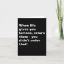 Search for witty sayings cards Black and white