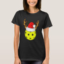 Search for pickleball christmas tshirts Reindeer