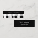 Search for lesson business cards Musical