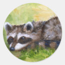 Search for animal mask stickers Racoon