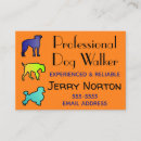Search for dog walker business cards Bold