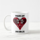 Search for for the couple mugs Heart
