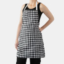 Search for black white houndstooth aprons Hounds tooth check