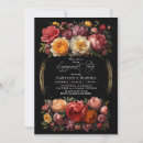 Search for gothic engagement party invitations Botanical