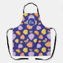 Search for seashells aprons Blue