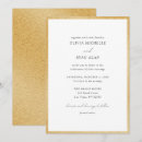 Search for gold glitter wedding invitations Classic