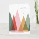 Search for geometric tree christmas cards Winter