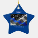 Search for thin blue line christmas tree decorations Cops