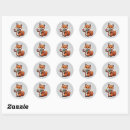 Search for foxes stickers For kids