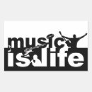 Search for music is life stickers Guitar
