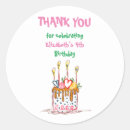 Search for whimsical birthday cake stickers Party