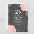 Search for black chalkboard invitations Pink