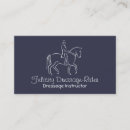 Search for horseback business cards Trainer