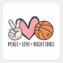 Search for love and basketball stickers Heart