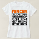 Search for fencing tshirts Fencer