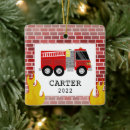 Search for firetruck christmas tree decorations Kids