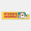 Search for attorneys bumper stickers Law