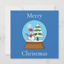 Search for winter snow globe christmas cards Snowman