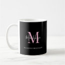 Search for black initial mugs Chic