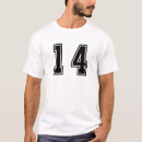 Search for number 14 tshirts Fourteen