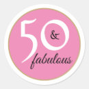 Search for black 50 birthday stickers Pink