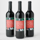 Search for christmas wine labels Typography