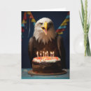 Search for bald eagle birthday cards Celebration