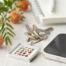 Search for vegetable square key rings Food