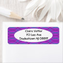 Search for waves return address labels Turquoise