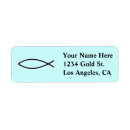 Search for christian fish return address labels Christianity