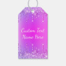 Search for glitter gift tags Purple