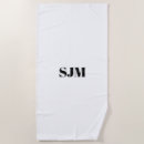 Search for black and white beach towels Minimalist