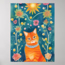Search for whimsical cat art Digital download