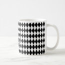 Search for harlequin mugs Black and white