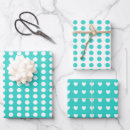 Search for polka dot wrapping paper Turquoise