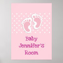 Search for baby footprint posters Pink