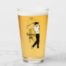 Search for golf beer glasses Golfer