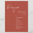 Search for fall wedding programs Calligraphy